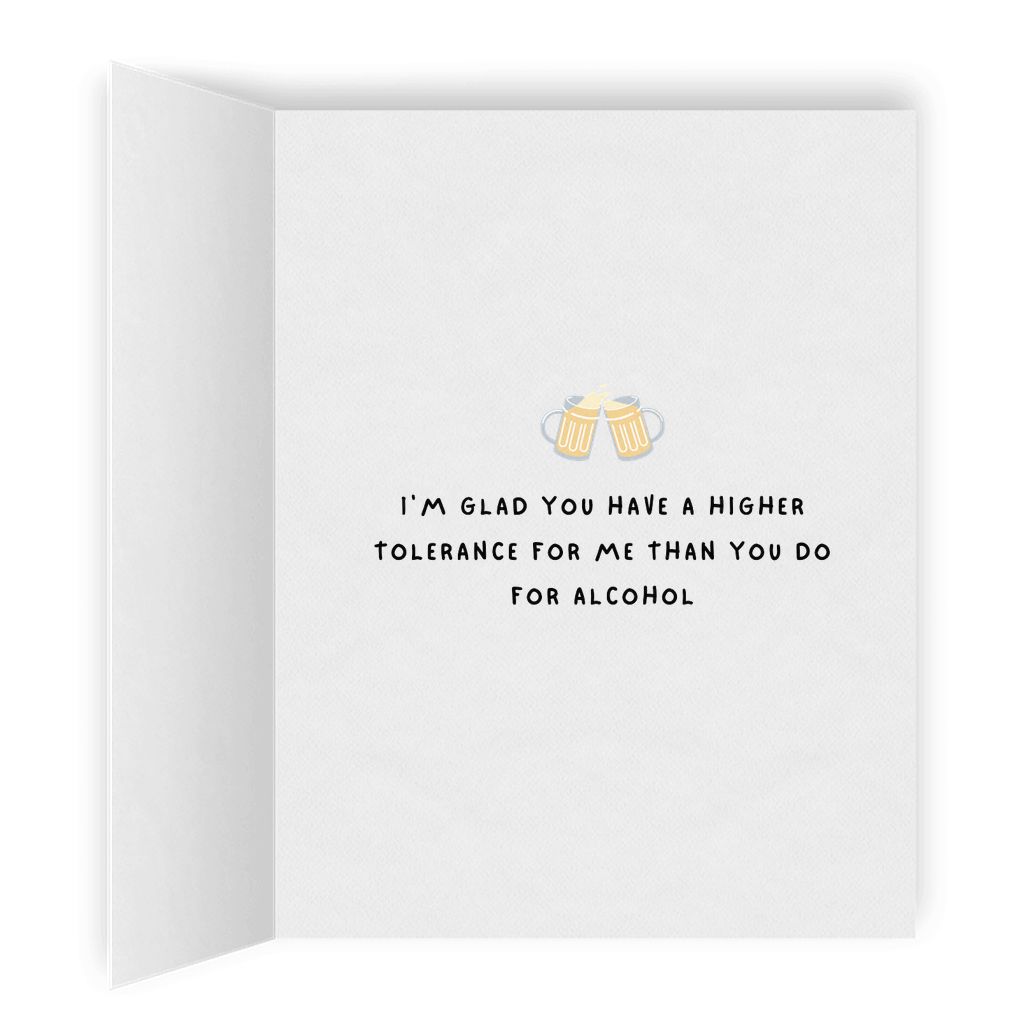 Romantic Lightweight Lesbian Greeting Card