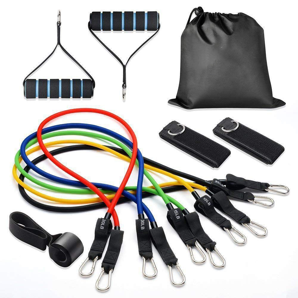 TPE 11-Piece Resistance Band Set - High-Intensity Workout Gear