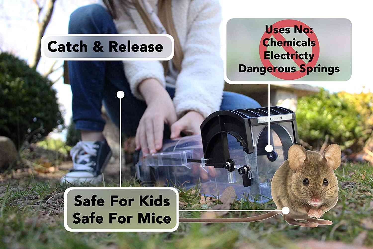 Home and Country Humane Mouse Trap - Catch and Release