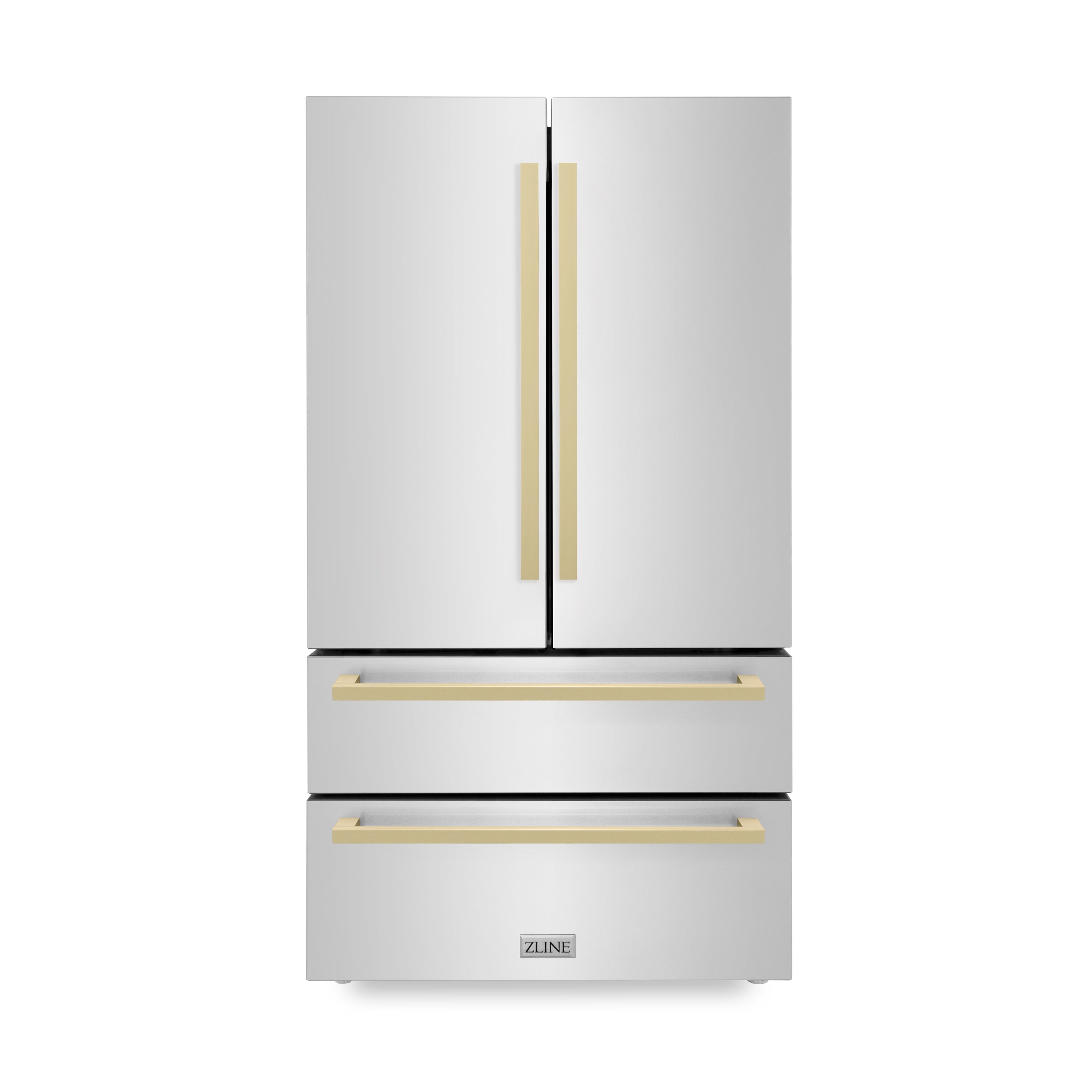 ZLINE 36" 22.5 cu. ft. 4-Door French Door Refrigerator with Ice Maker