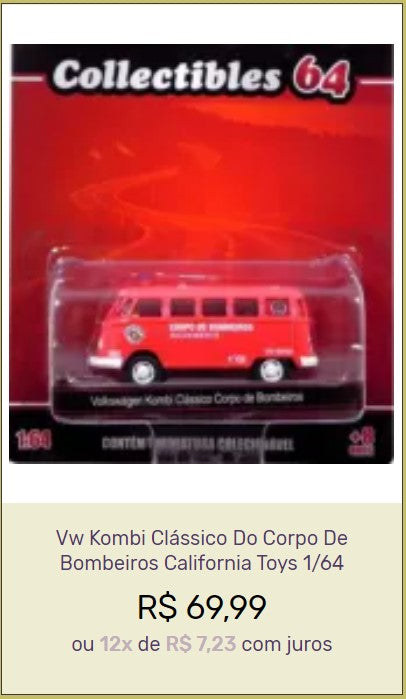Vintage Cars Collection - VW Fusca 12-Unit Set