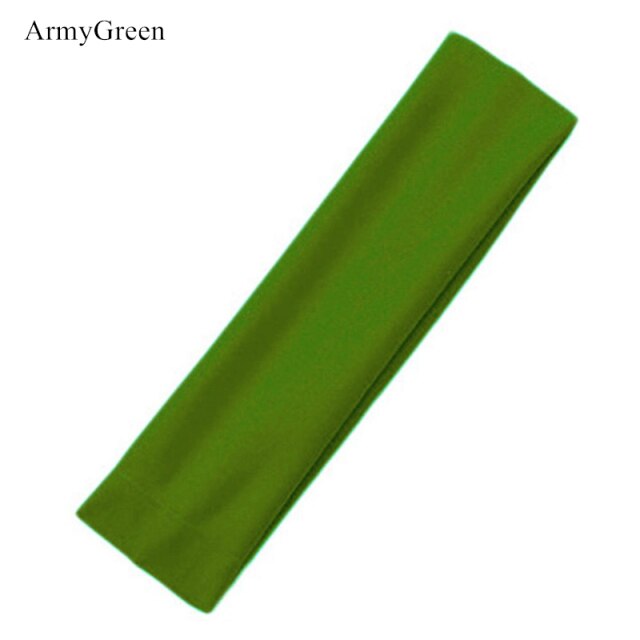 Multicolor Elastic Yoga Headbands for Women
