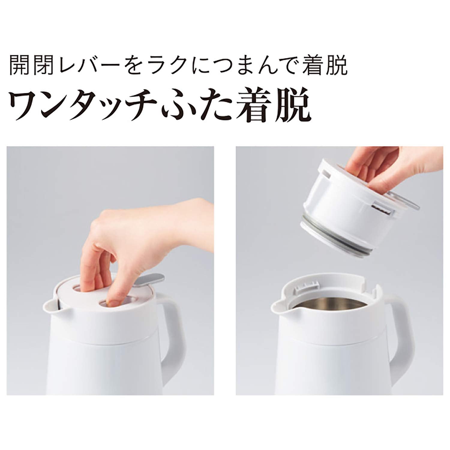 Tiger 2.0L Dark Gray Vacuum Flask - Large Capacity, Thermal Insulation