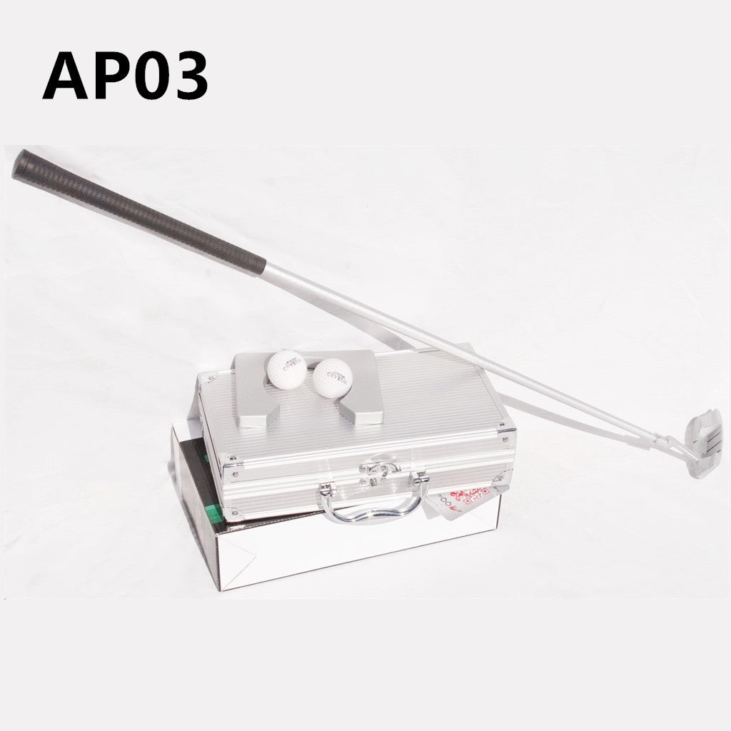 Executive Golf Putting Set AP03 - Aluminum Office Golf Game Kit