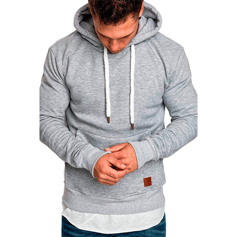 Men's Quick-Dry Thermal Windproof Hoodie for Autumn/Winter