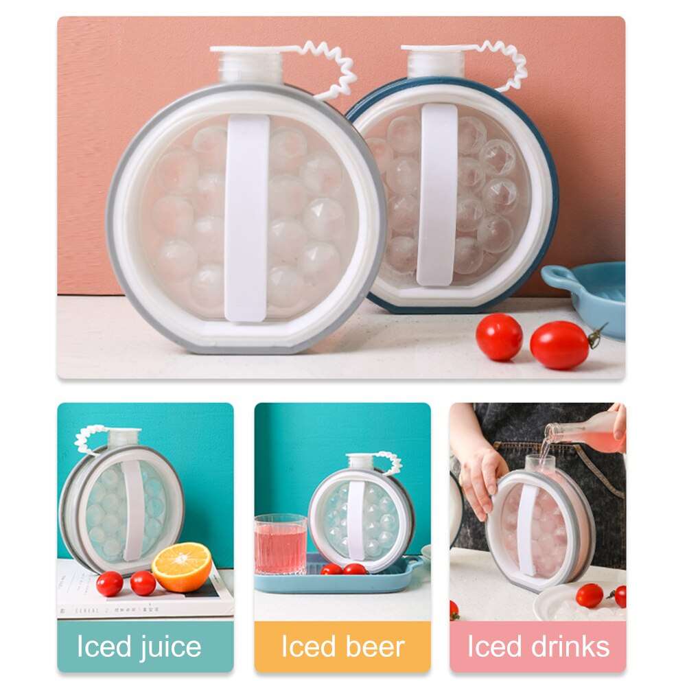 Dual-Function Portable Ice Cube Maker
