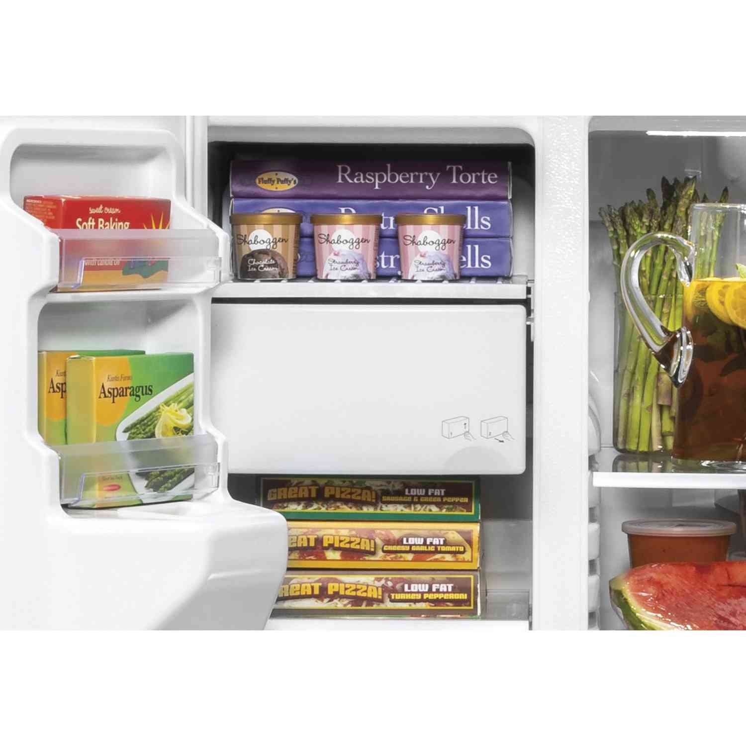 GE 36-inch Side-by-Side Refrigerator with Water/Ice Dispenser, 25.1 cu.ft.
