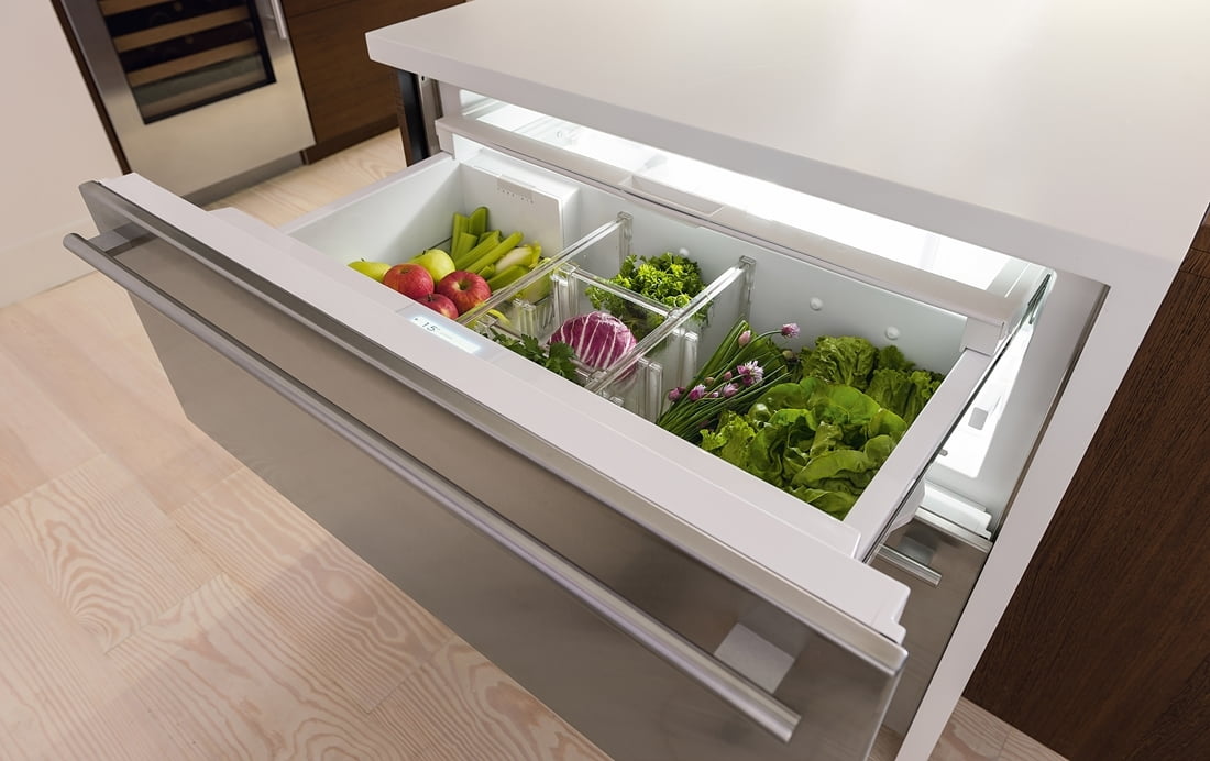 Sub-Zero ID30CI 30" Designer Refrigerator/Freezer Drawers with Ice Maker - Panel Ready