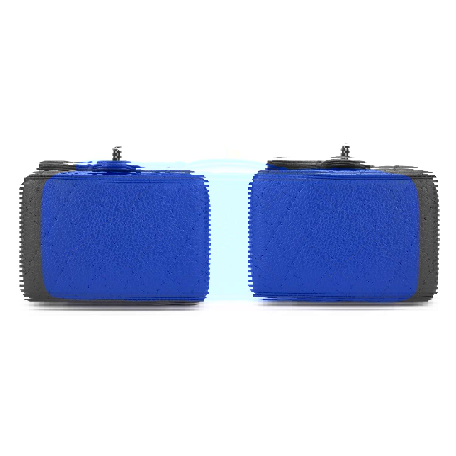 Luxury 16C Blue Roi Caviar Mini Rectangular Flap Bag