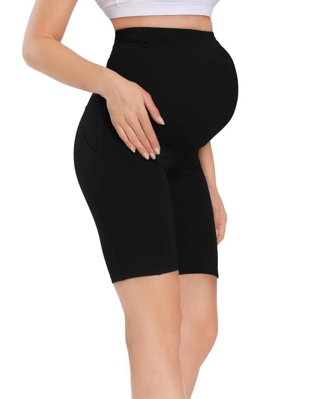 Stylish High-Waist Maternity Leggings for Yoga & Fitness
