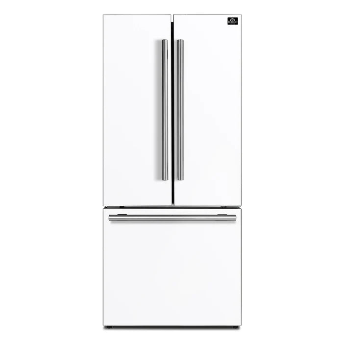 Forno Espresso Gallipoli 30-inch French Door Refrigerator with Ice Maker