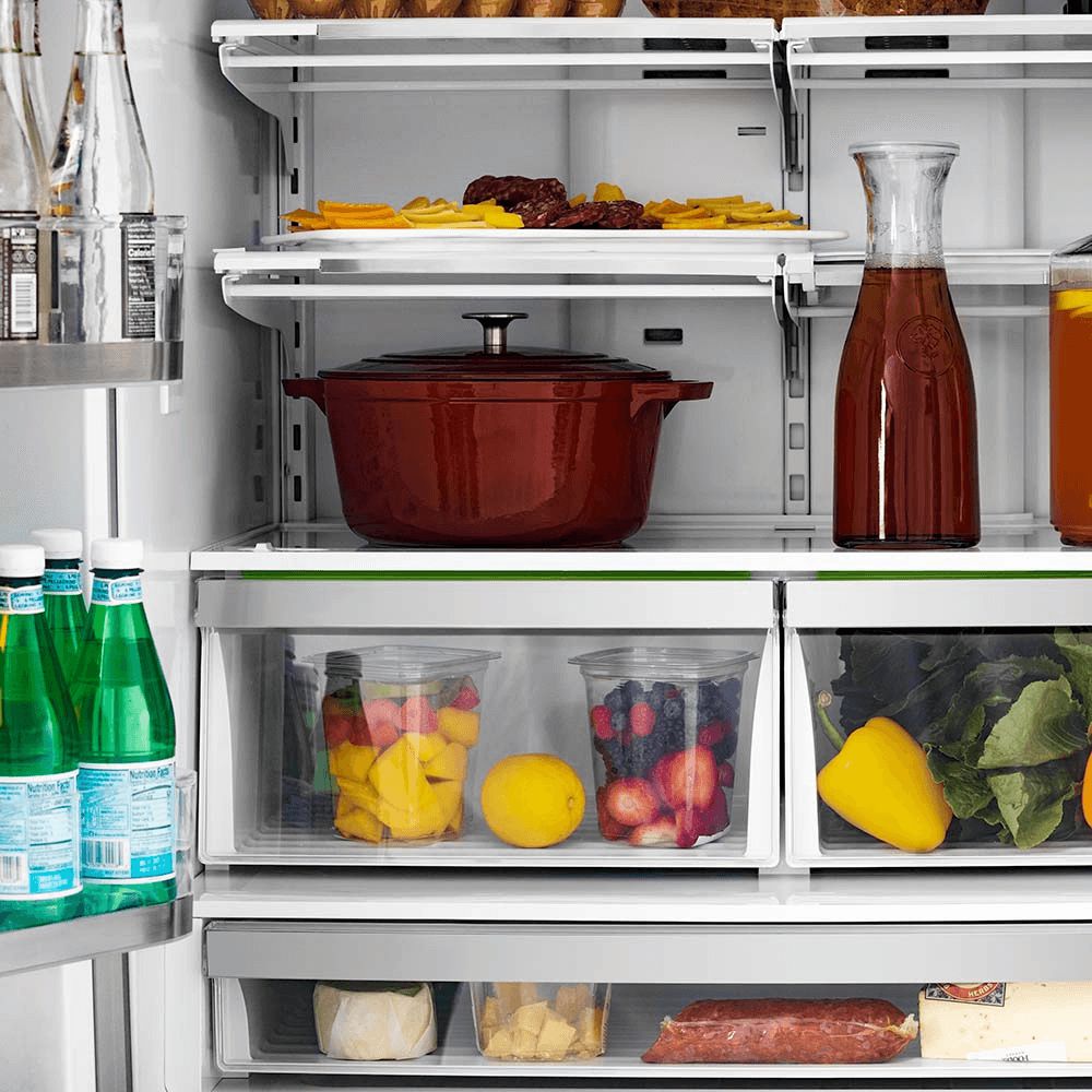 ZLINE 36" 22.5 cu. ft. French Door Refrigerator with Ice Maker, Luxury Stainless Steel