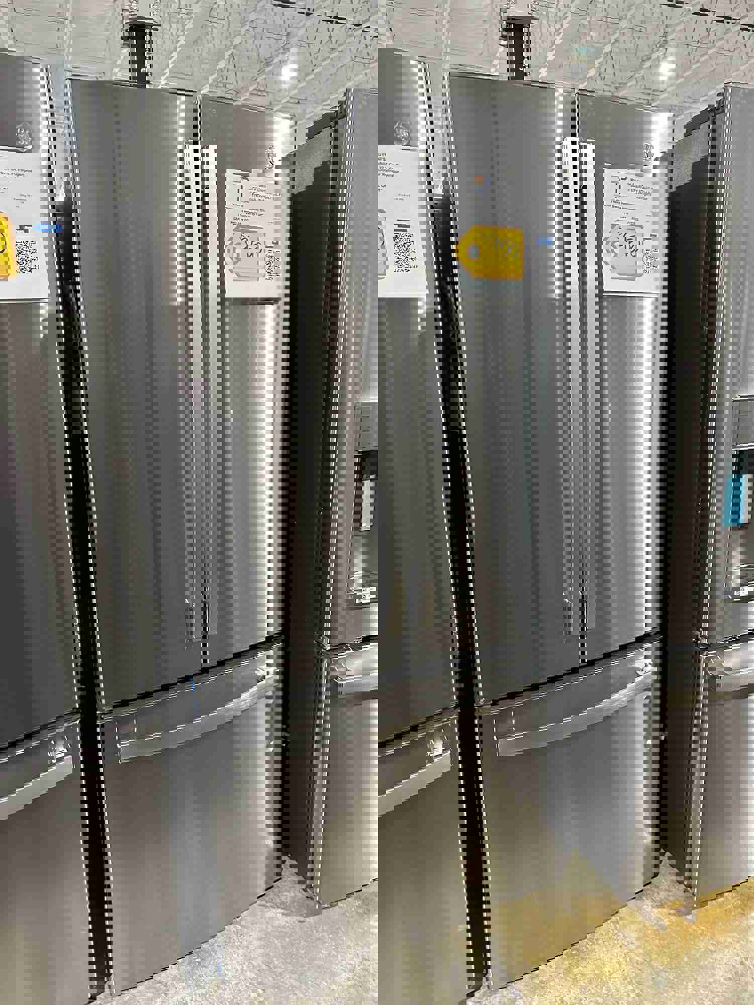 GE 24.8-cu ft French Door Refrigerator with Ice Maker - Stainless Steel