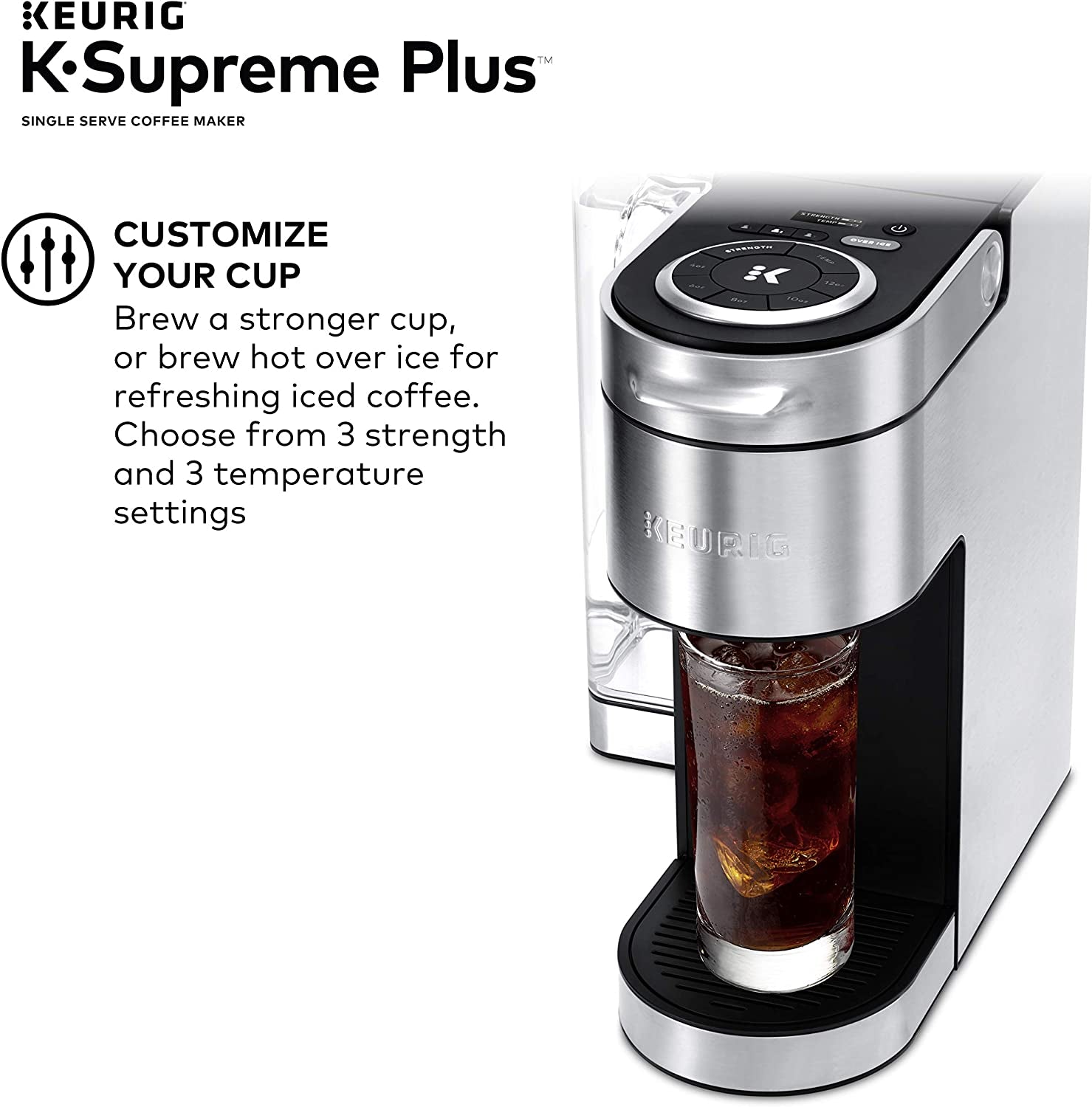 Keurig K-Supreme Plus Single Serve Coffee Maker with Multistream Technology