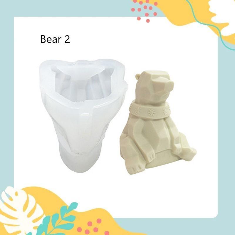 Bear Shaped Silicone Ice Cube Tray