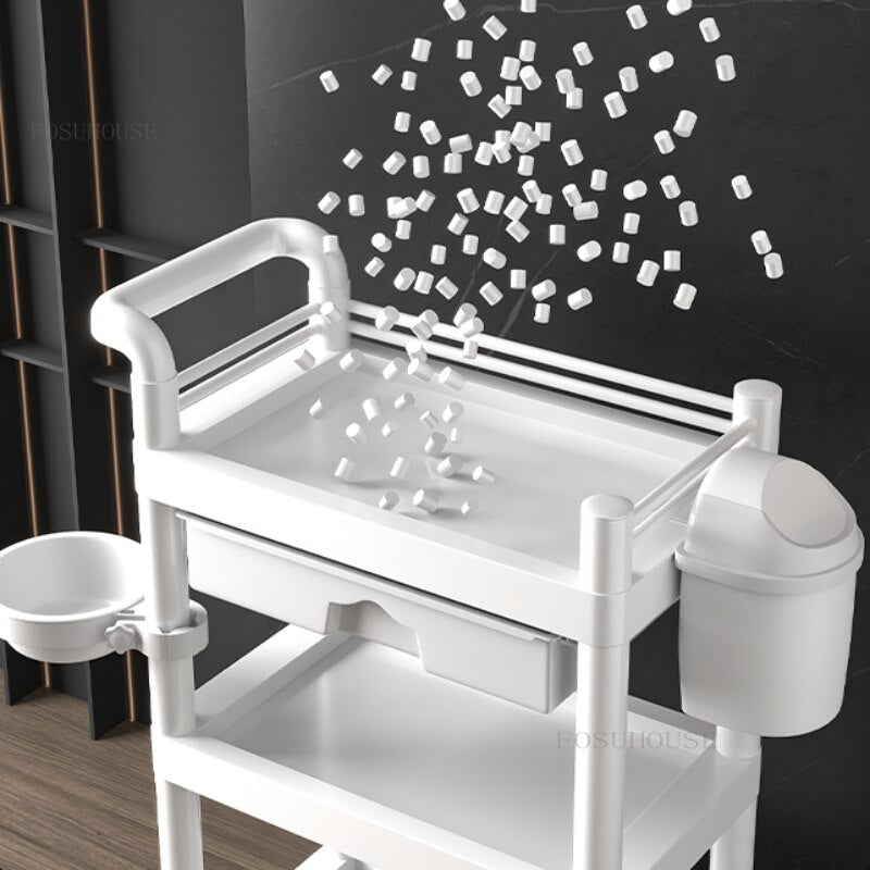 Professional Beauty Salon Trolley with Three Layers