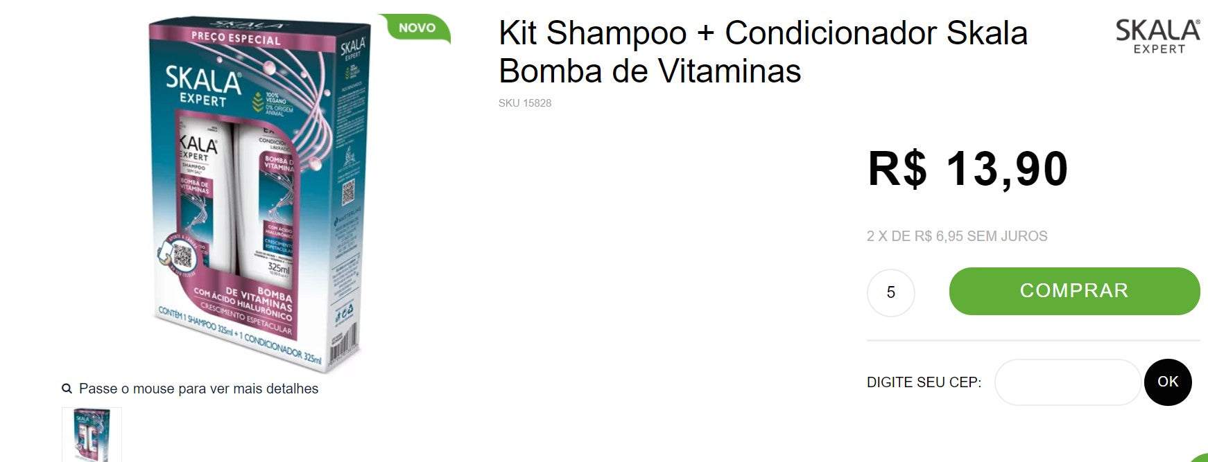 Personal Shopper | SKALA Shampoo & Conditioner Kit - 30 Items