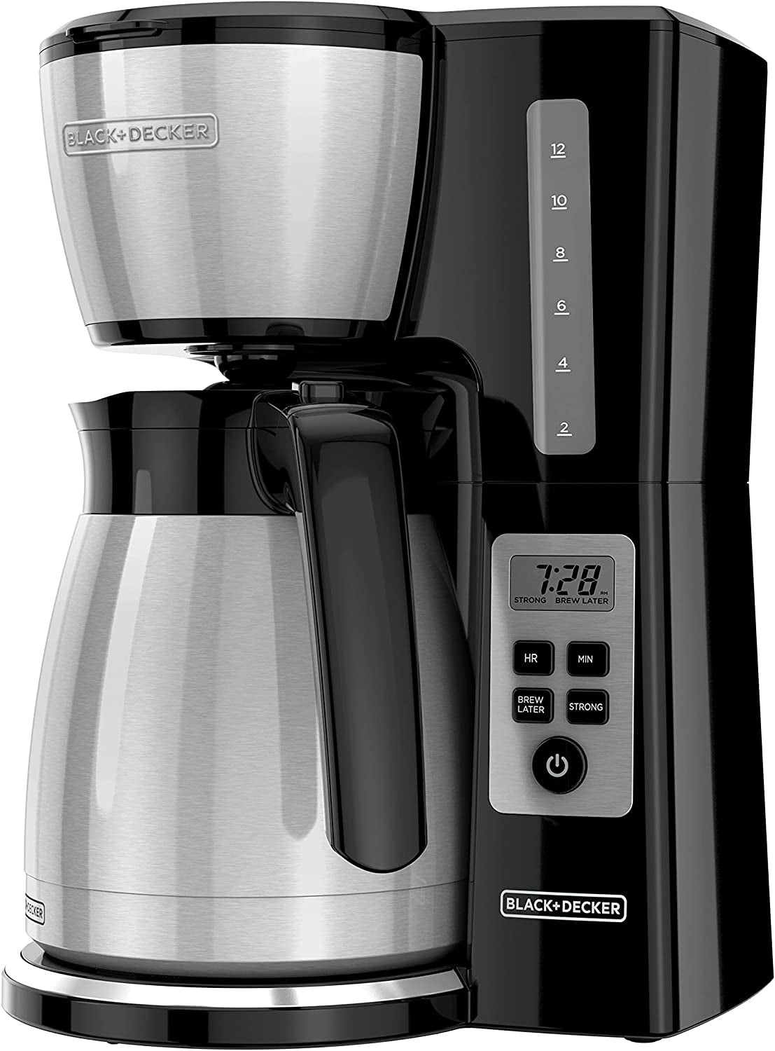 12 Cup Vortex Technology Coffee Maker with Thermal Carafe