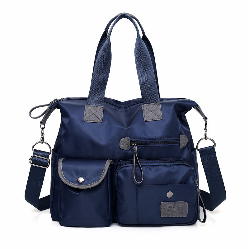 Stylish Nylon Multi-Pocket Tote Bag for Women