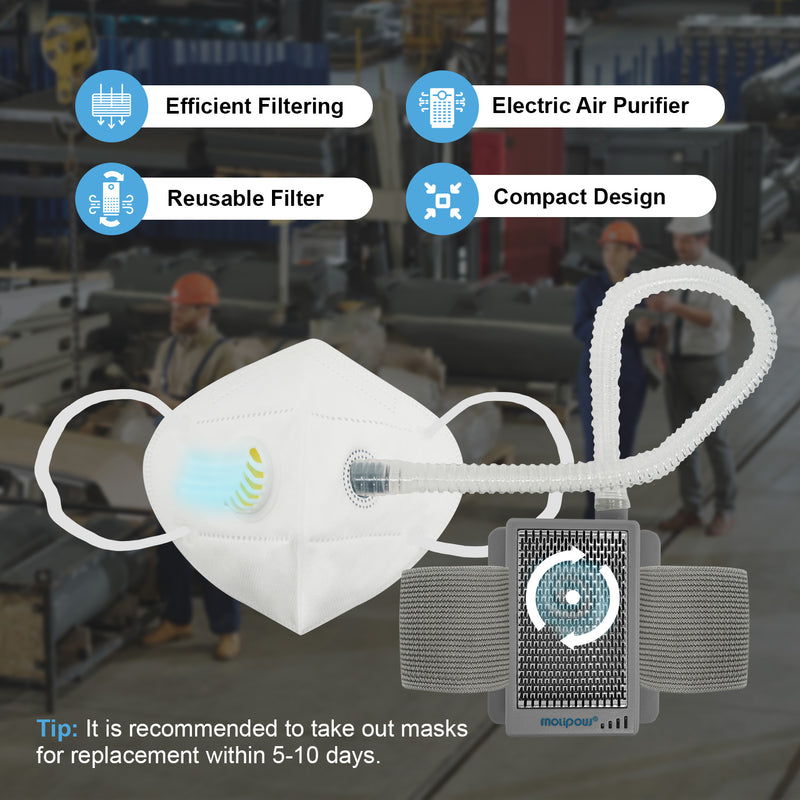 Portable Air Purifier for Clean Breathing and Enhanced Airflow