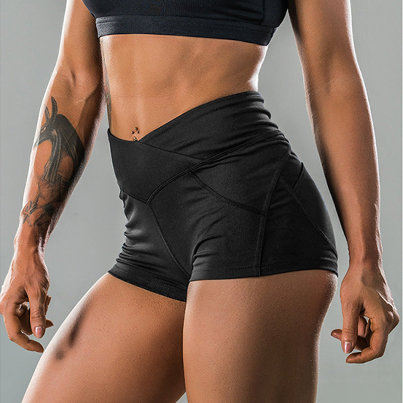 Women's High-Waist Yoga Shorts for Fitness and Comfort