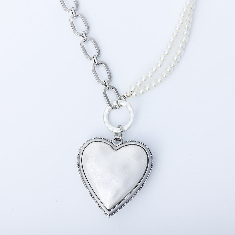 Stylish Boho Heart Pendant Necklace with Adjustable Length