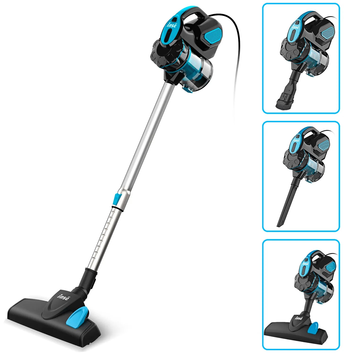 Powerful INSE I5 Handheld Vacuum Cleaner for Efficient Home Hygiene