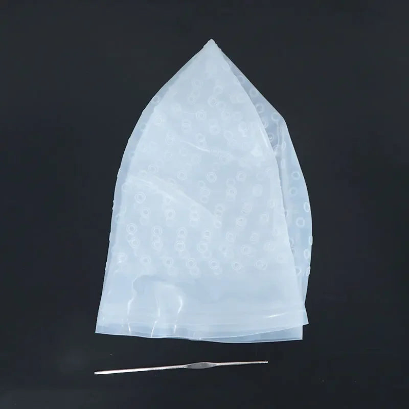 Professional Reusable Silicone Hair Coloring Cap for Salon Use