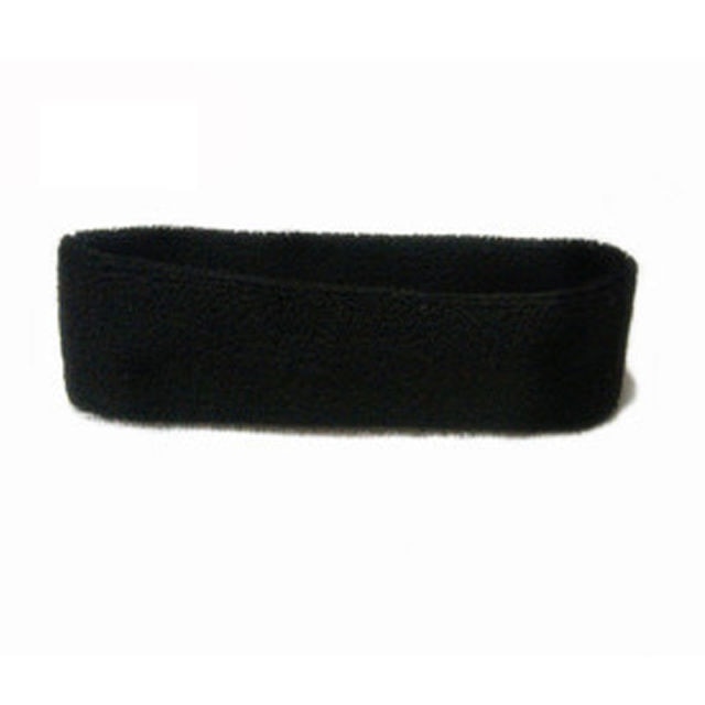 Unisex Elastic Cotton Sweatband Headband for Fitness and Style