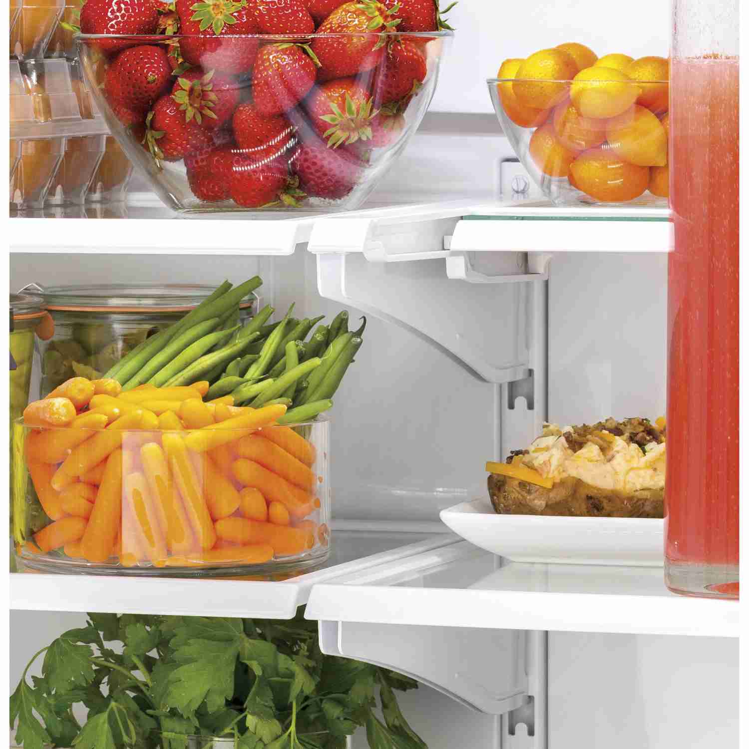 GE 33-inch Counter-Depth French-Door Refrigerator with Ice Maker