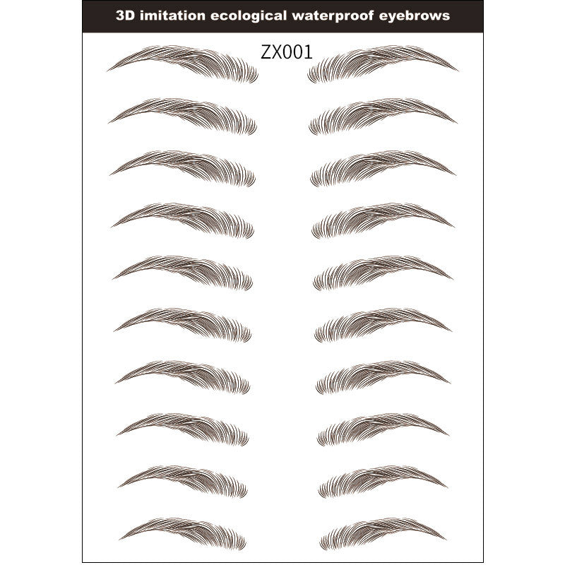 4D Imitation Eyebrow Tattoos - Natural Look, Easy Application