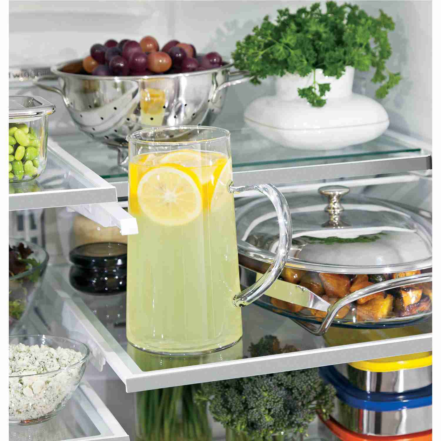 GE Profile 36-inch Counter-Depth French Door Refrigerator with TwinChill™ and Interior Ice Maker