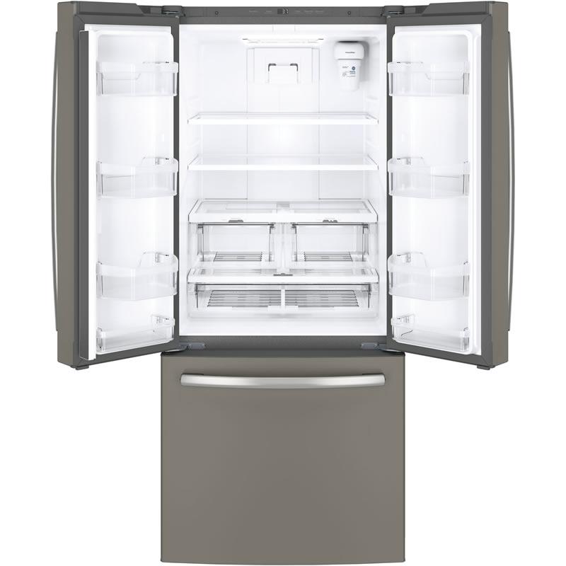 GE 30-inch French 3-Door Refrigerator with Interior Ice Maker