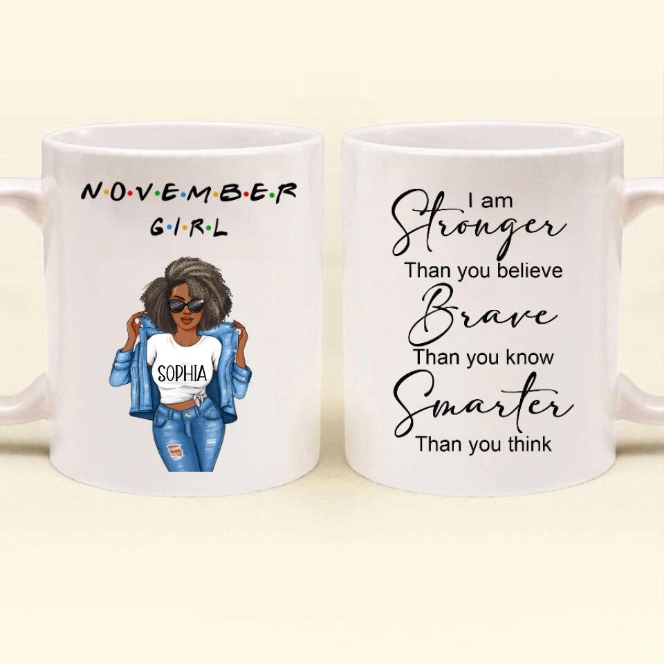 November Birthday Mug - Celebrate with Personalized Style