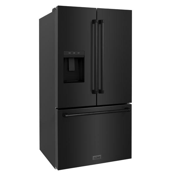 ZLINE 36" 28.9 cu. ft. French Door Refrigerator with External Water Dispenser and Dual Ice Maker