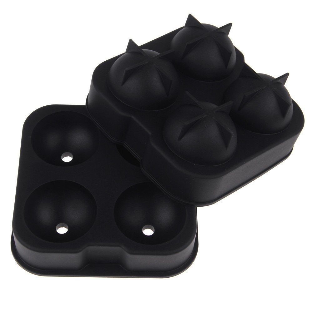 Premium Silicone Ice Ball Maker - Slow Melting Spheres for Whiskey & Cocktails