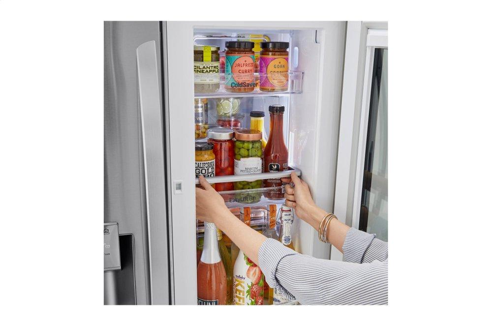LG LRFVS3006S 30 Cu. Ft. Smart Wi-Fi Enabled Instaview Door-In-Door Refrigerator with Craft Ice Maker