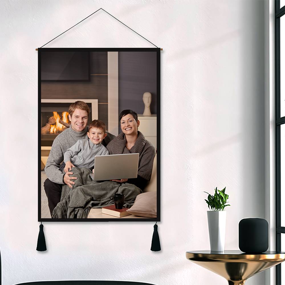 Custom Photo Tapestry - Personalized Wall Art Hanging