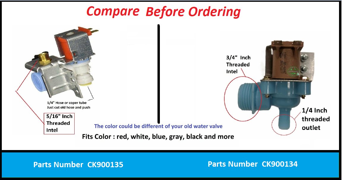 High-Quality Refrigerator Ice Maker Water Valve for Uline 2552A