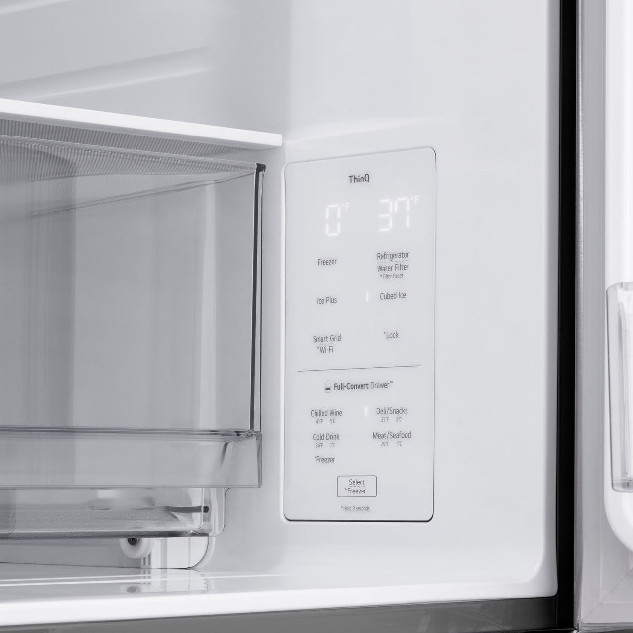 LG 29.6-cu ft 4-Door Smart French Door Refrigerator with Ice Maker
