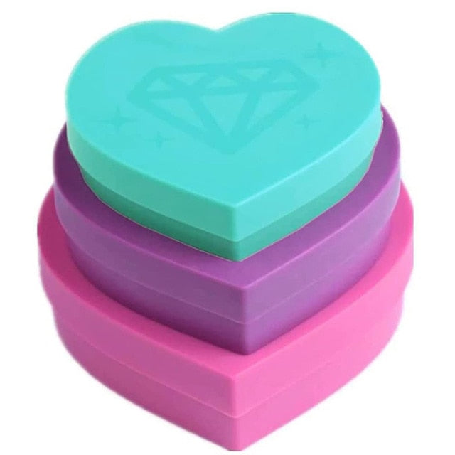 Premium Heart-Shaped Diamond Painting Tray Box with Large Capacity