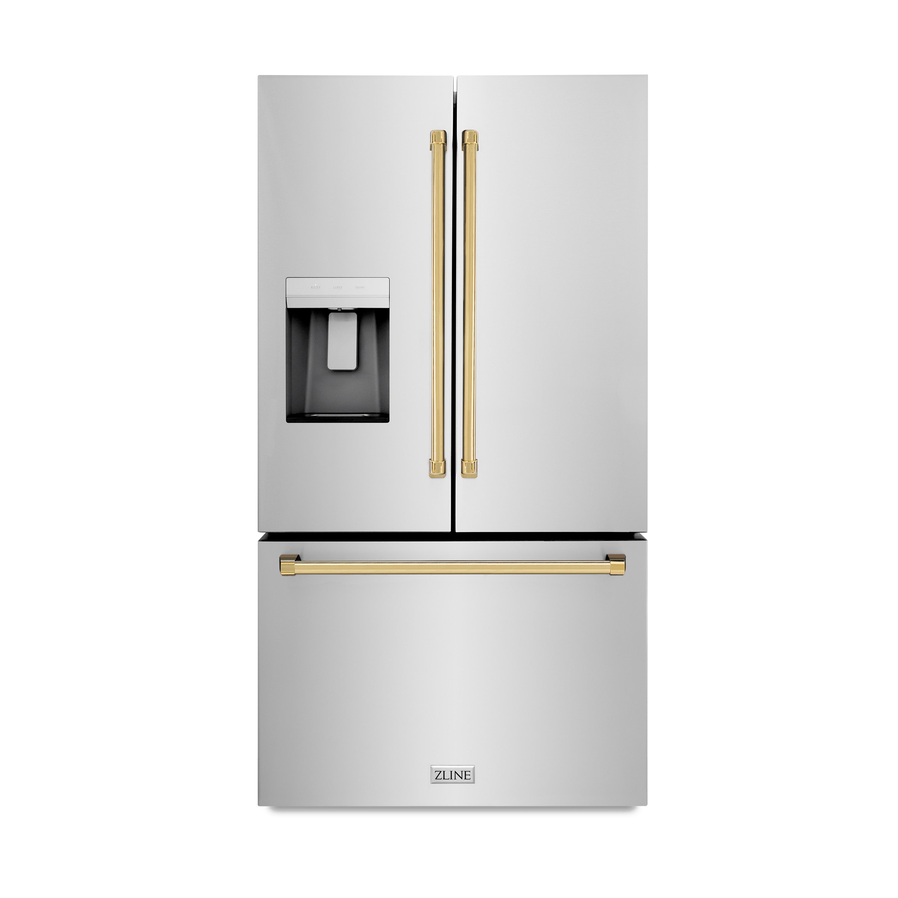 ZLINE Autograph Edition 36" French Door Refrigerator with External Water Dispenser