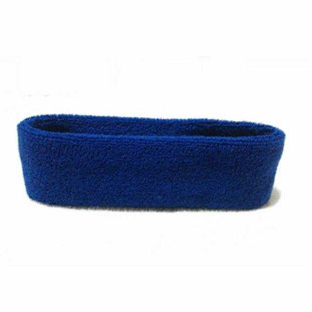 Unisex Elastic Cotton Sweatband Headband for Fitness and Style