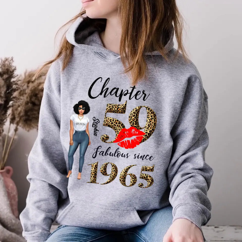 Personalized 59th Birthday Gift - Stylish Age-Announcing Shirt