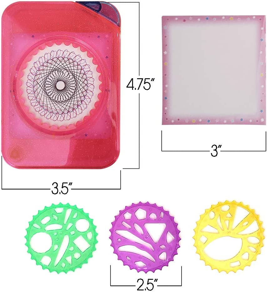 Portable Kids Spiral Art Set, Creative Travel Fun