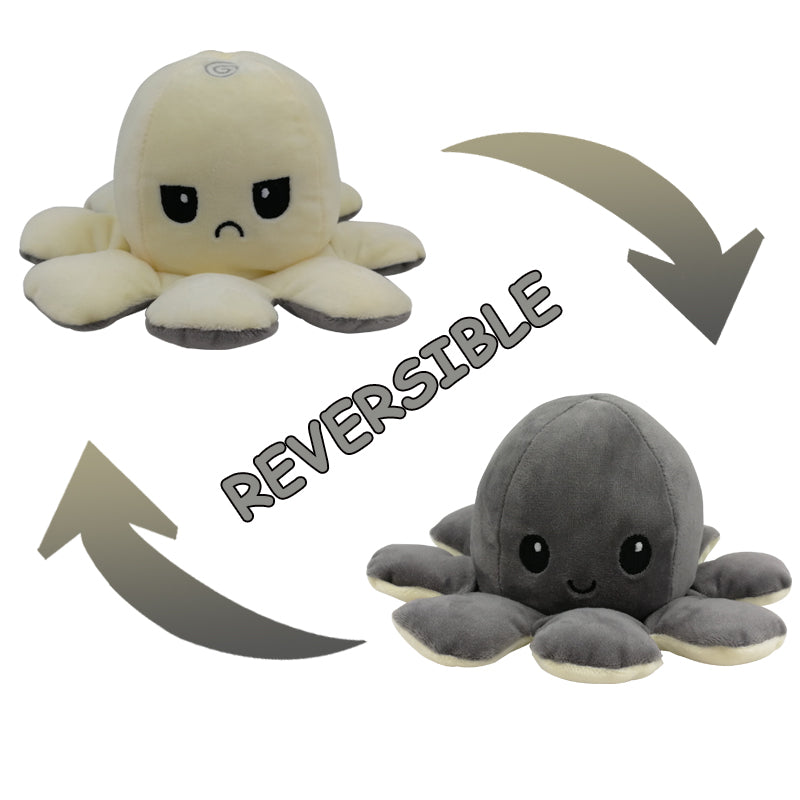 Cuddly Reversible Octopus Plush - Double the Fun!