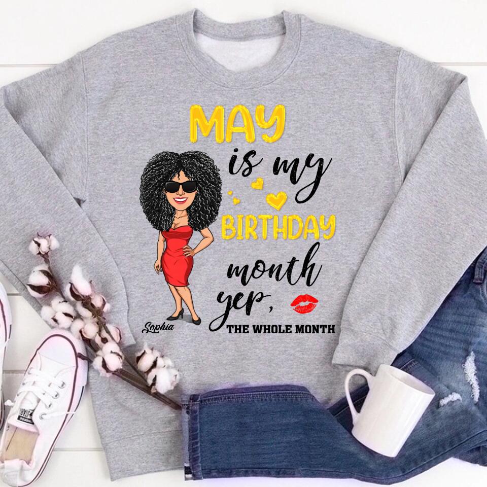 Stylish May Birthday Shirt for Queens