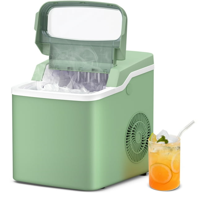 KISSAIR Compact Ice Maker - Efficient, Portable, and Stylish for Home & Office