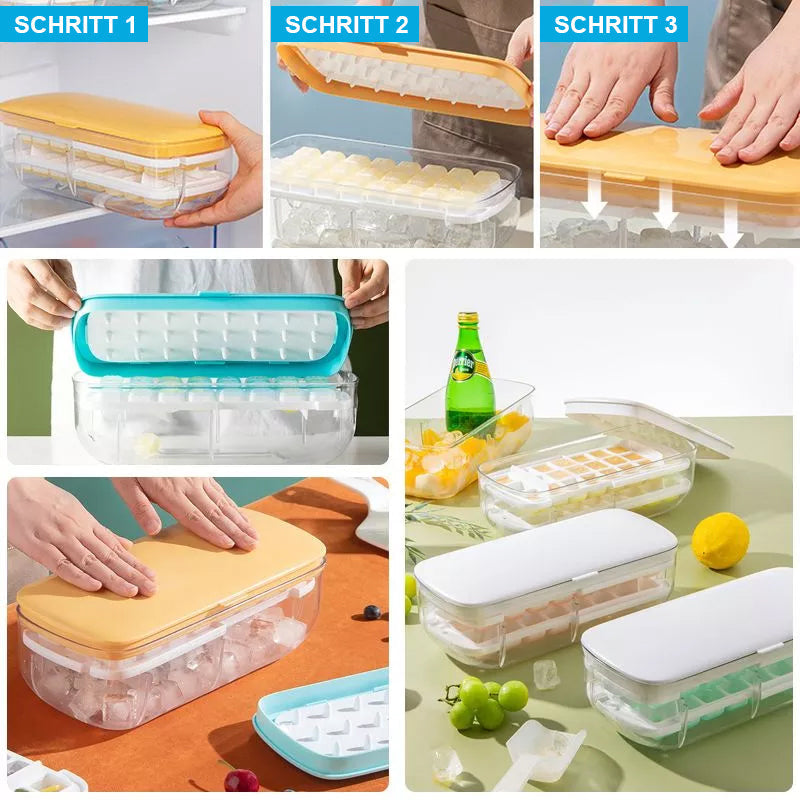 Efficient Manual Ice Cube Maker