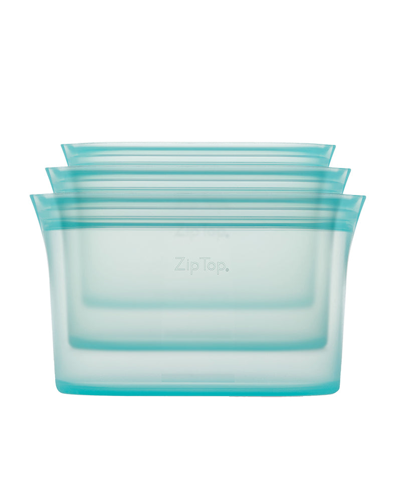 Eco-Friendly Reusable Food Storage Dish Set in Teal